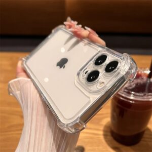 Luxury Transparent Clear Phone Case For iPhone 13 14 11 12 15 Pro Max 7 8 Plus SE 2020 XR X XS Silicone Bumper Hard Back Cover - Image 4