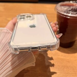 Luxury Transparent Clear Phone Case For iPhone 13 14 11 12 15 Pro Max 7 8 Plus SE 2020 XR X XS Silicone Bumper Hard Back Cover - Image 3